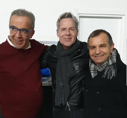 Francesco D'Antuono, Aldo Severino e Claudio Baglioni